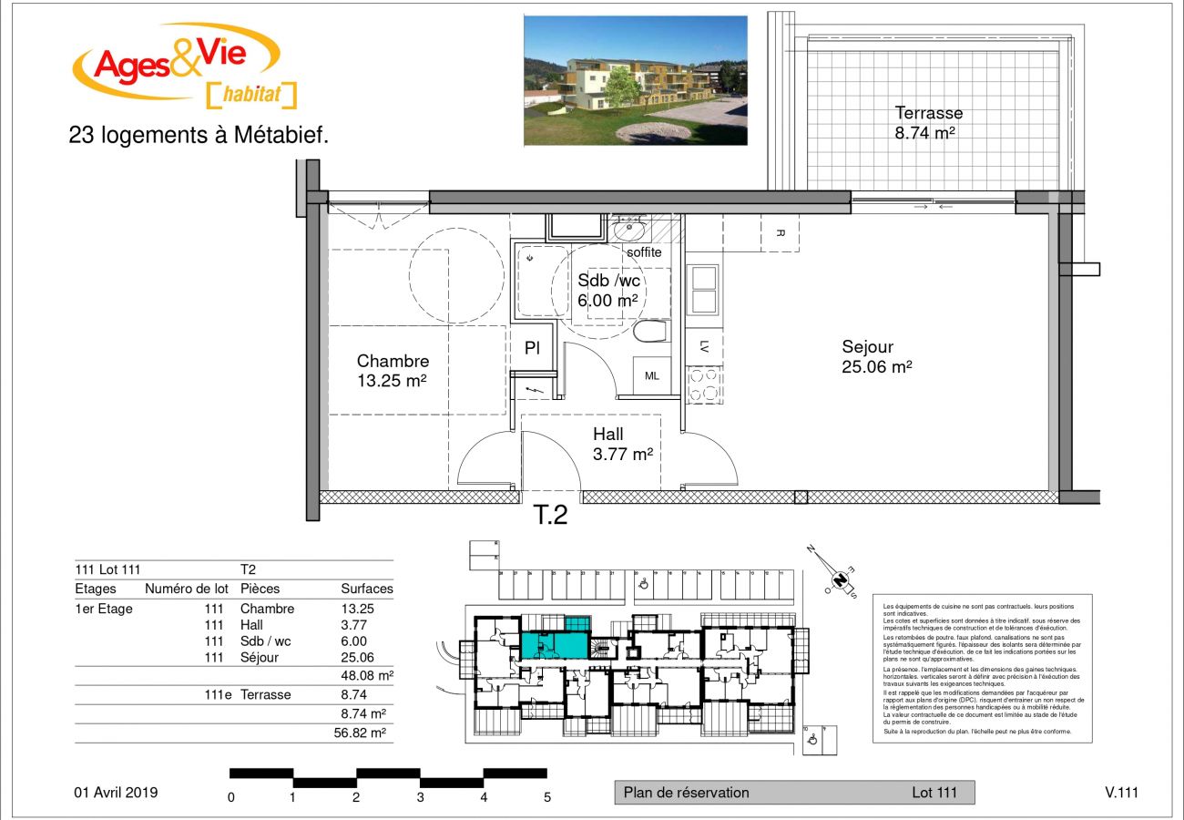 Appartement à Métabief - METABIEF - RESIDENCE AGES ET VIE - APPARTEMENT NEUF 4 Pers