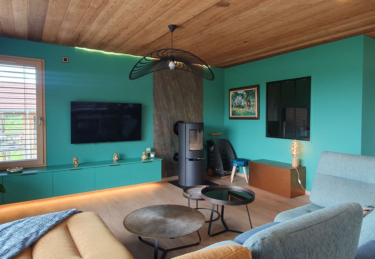 Appartement à Montperreux - Appartement au bout du lac Chaon 8 personnes