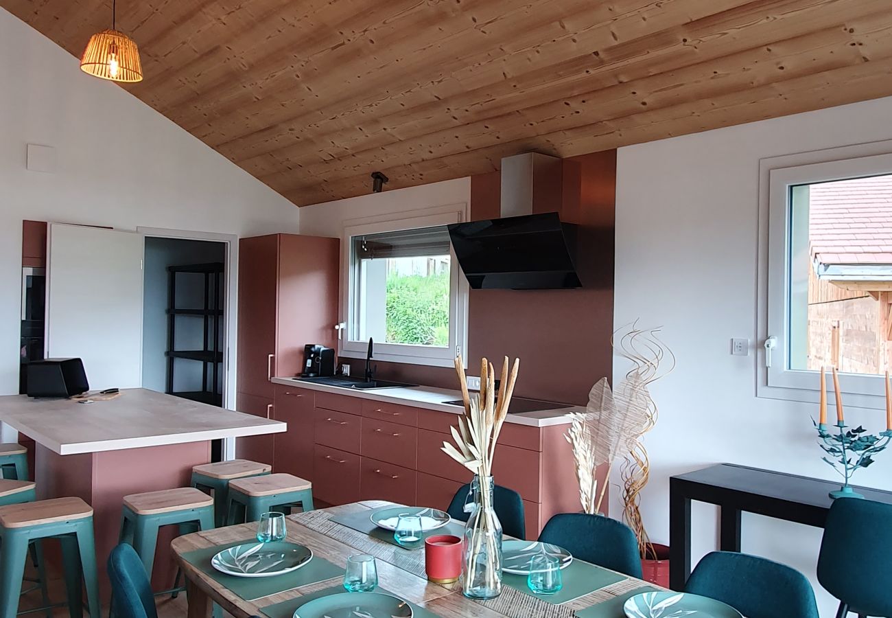 Maison à Montperreux - Maison au bout du lac Chaon 6 personnes 